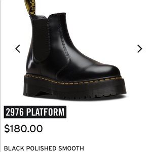 Dr. Marten 2976 platform Chelsea QUAD - worn 2x